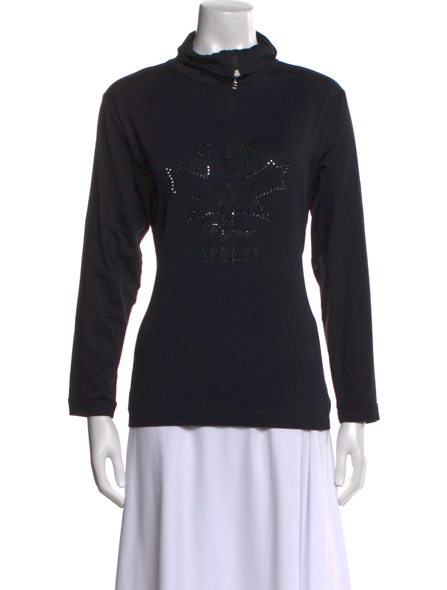 Bogner Mock Neck Long Sleeve Sweatshirt
