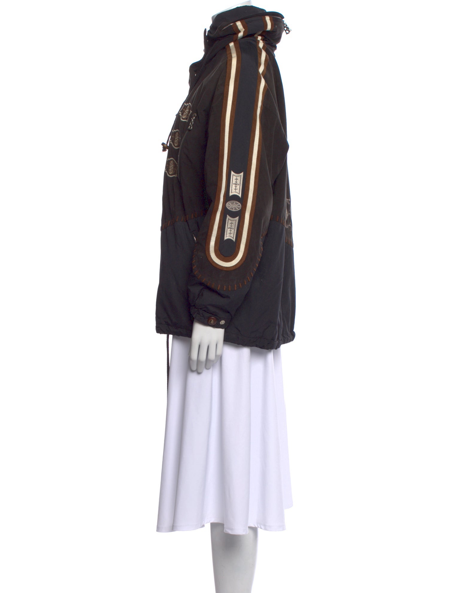 Bogner Graphic Print Mock Neck Sweatshirt