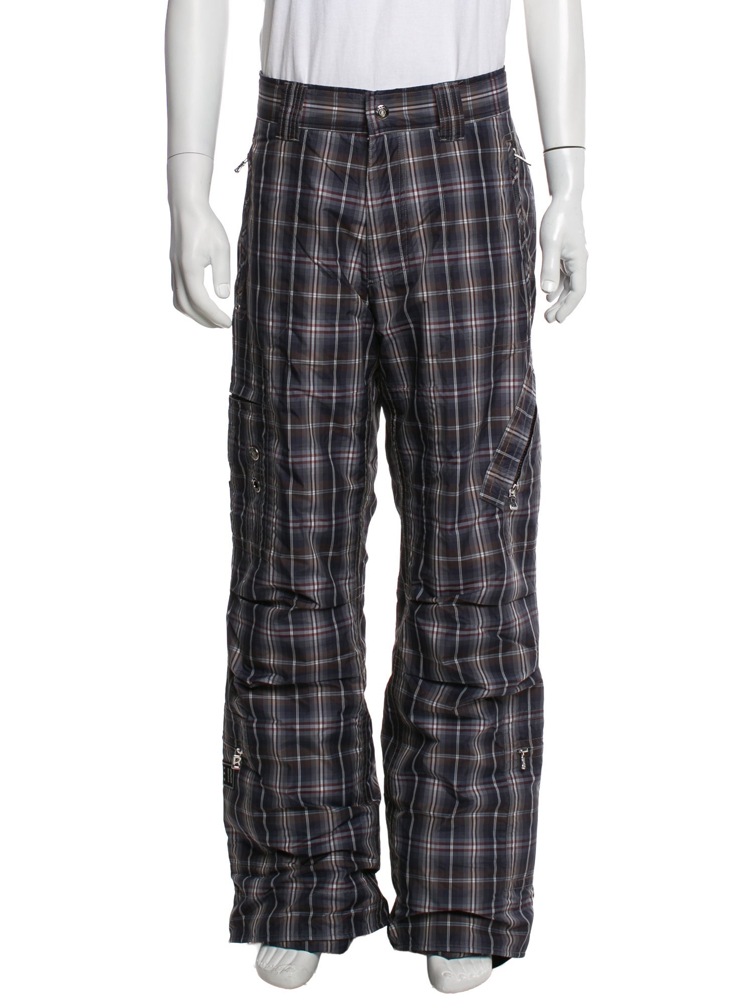 Bogner Plaid Print Pants