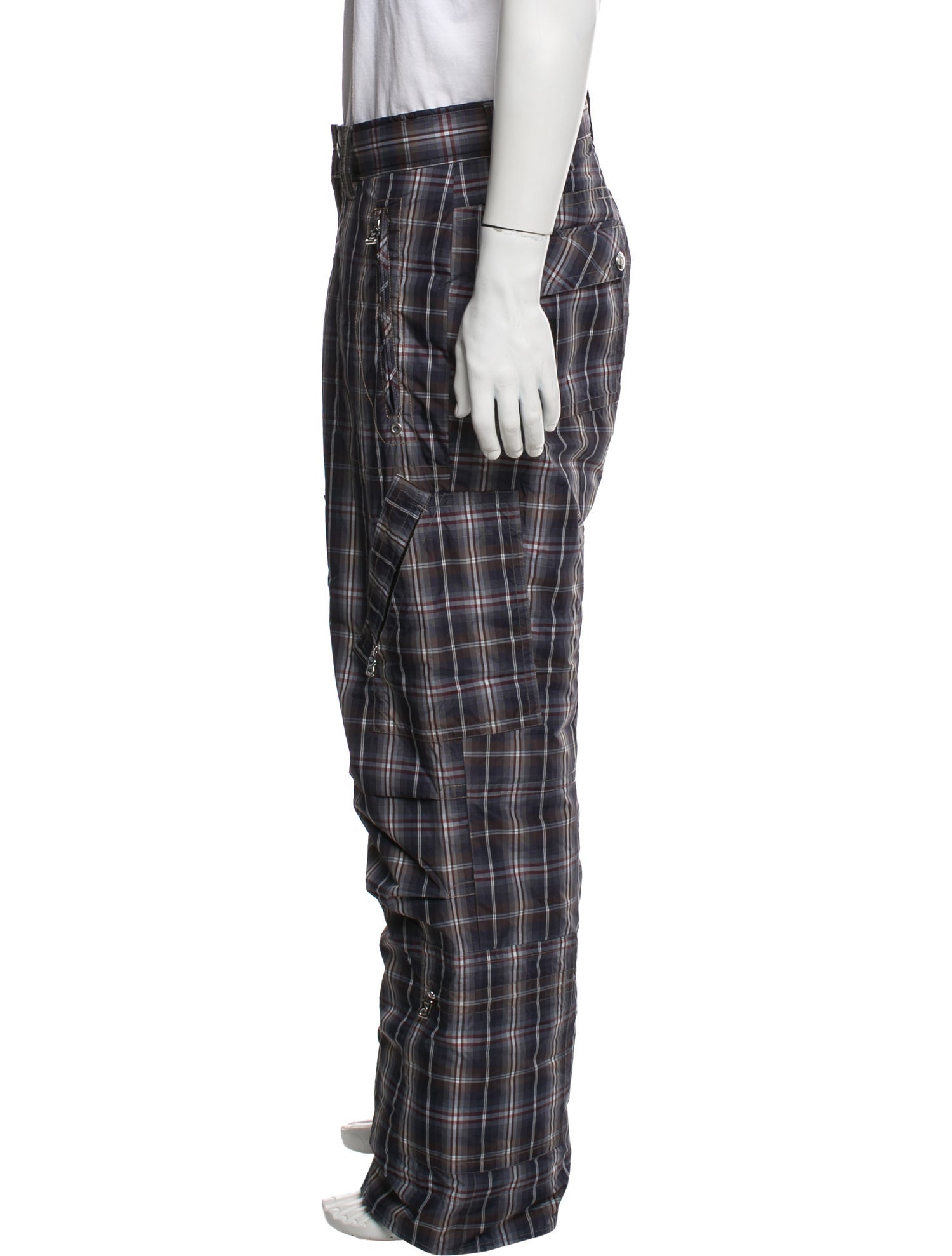 Bogner Plaid Print Pants