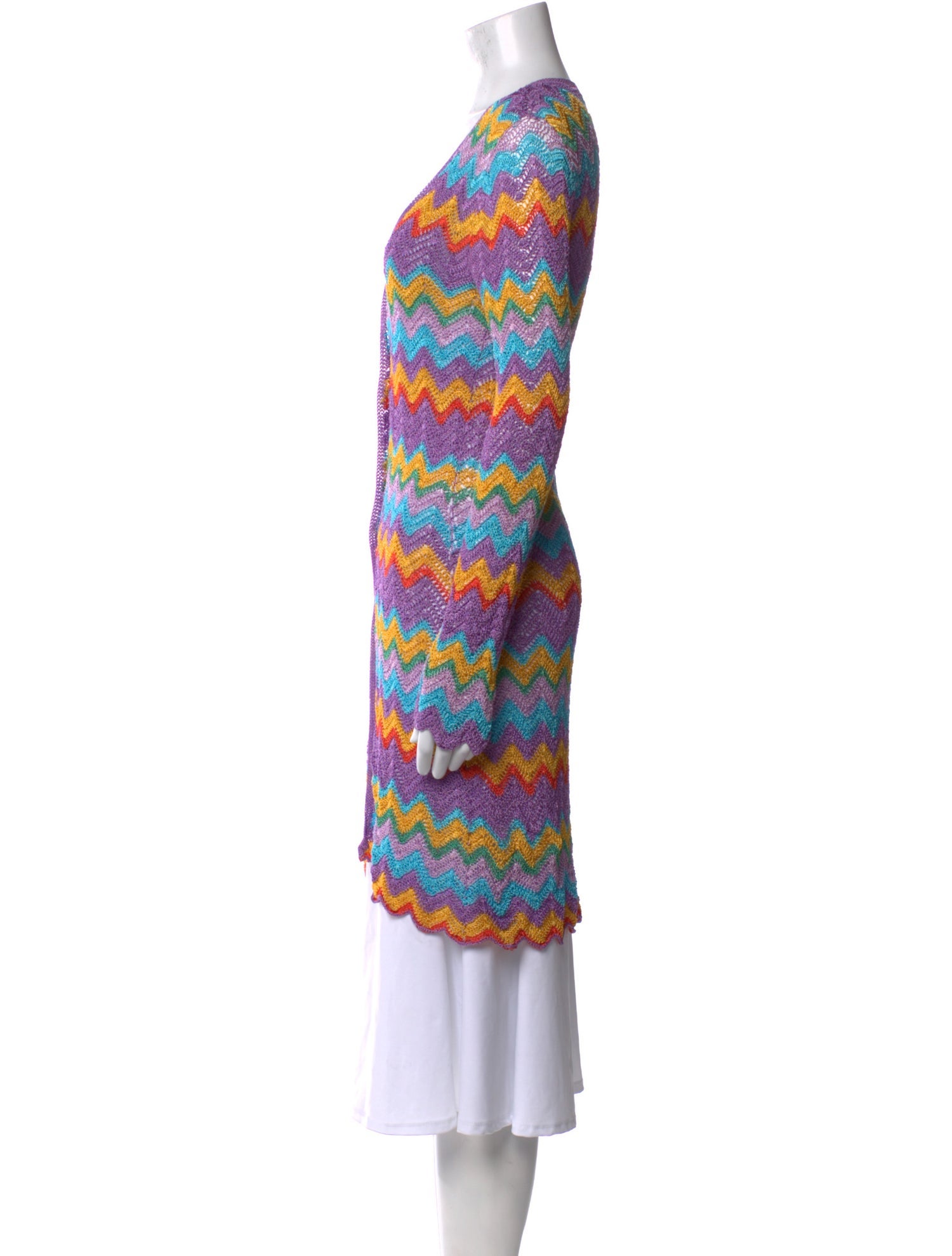 Bogner Striped V-Neck Sweater