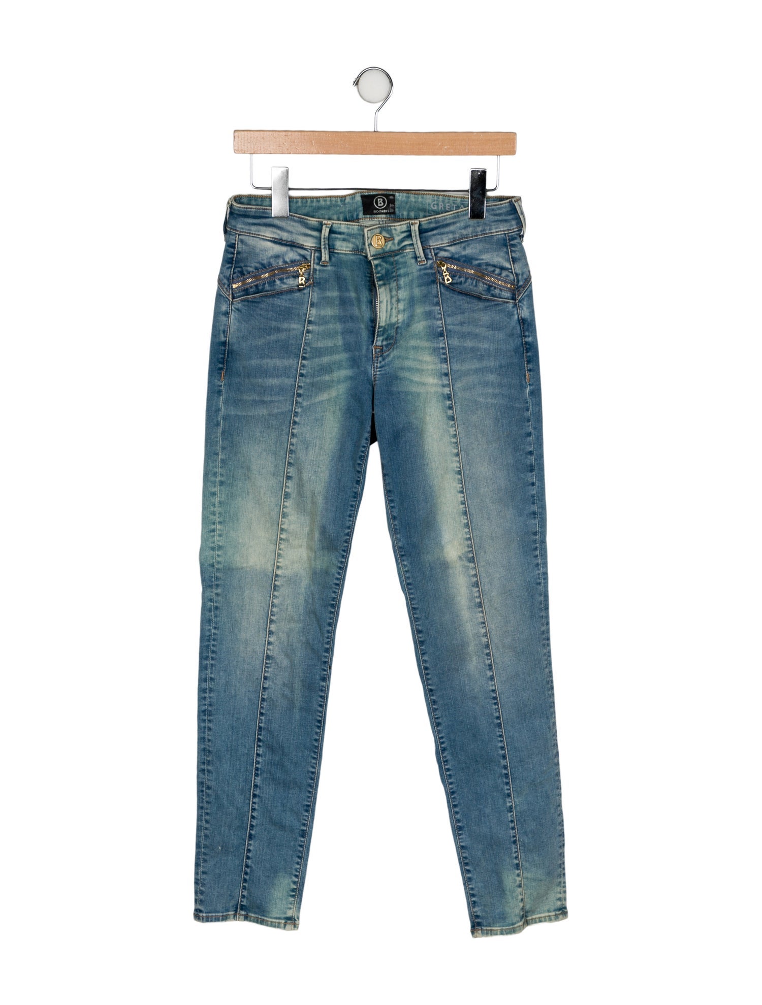 Bogner Mid-Rise Straight Leg Jeans