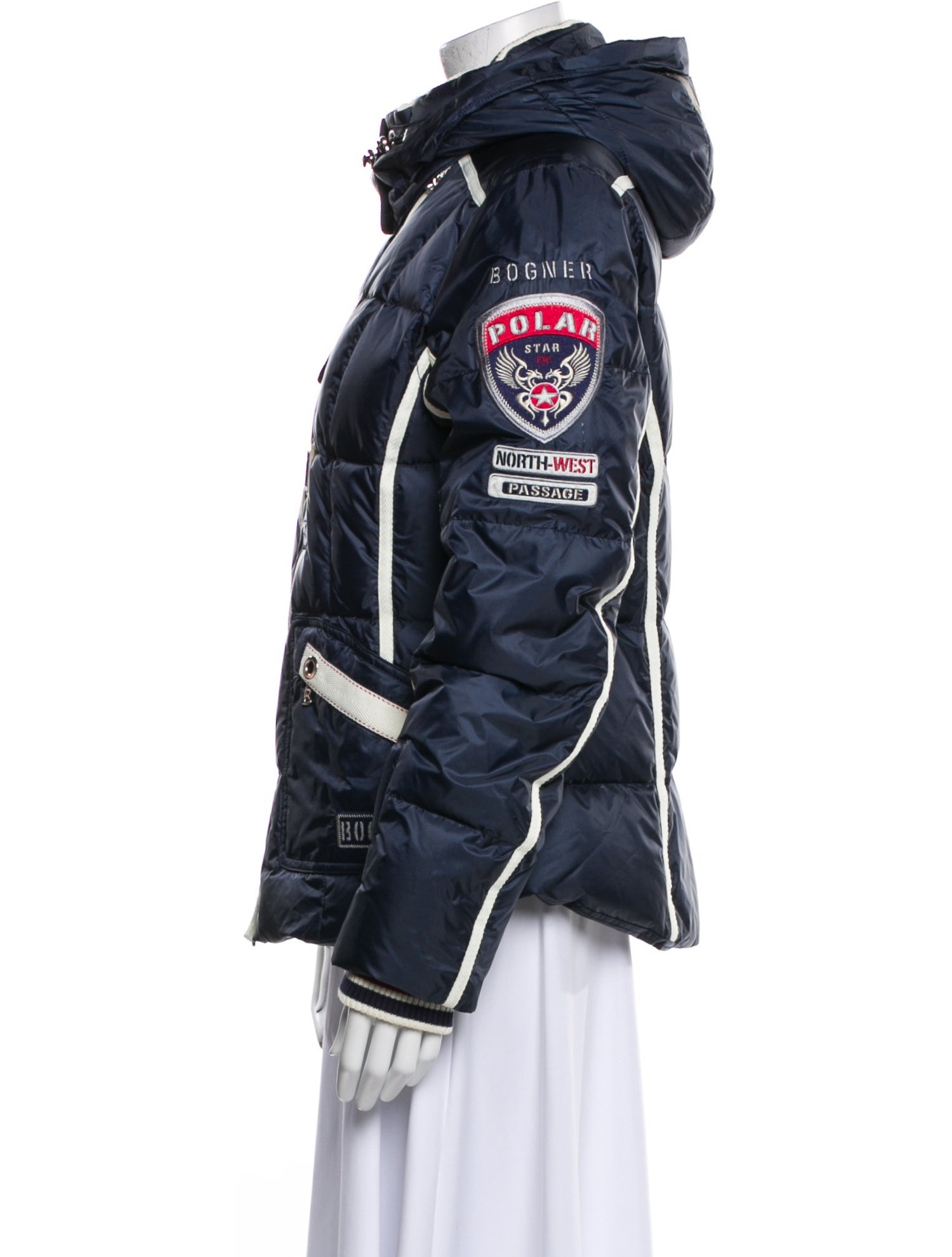 Bogner Nylon Printed Down Jacket