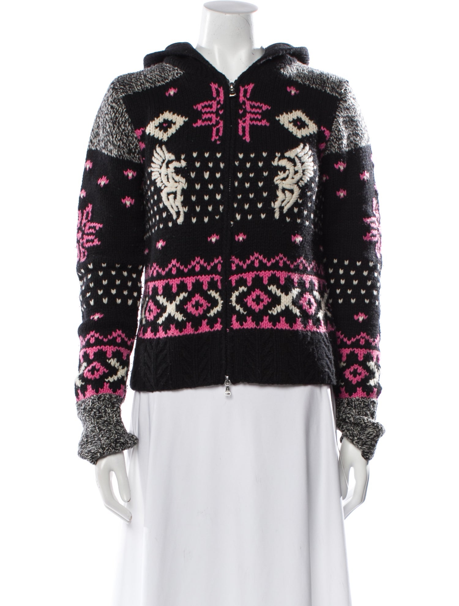 Bogner Virgin Wool Patterned Sweater