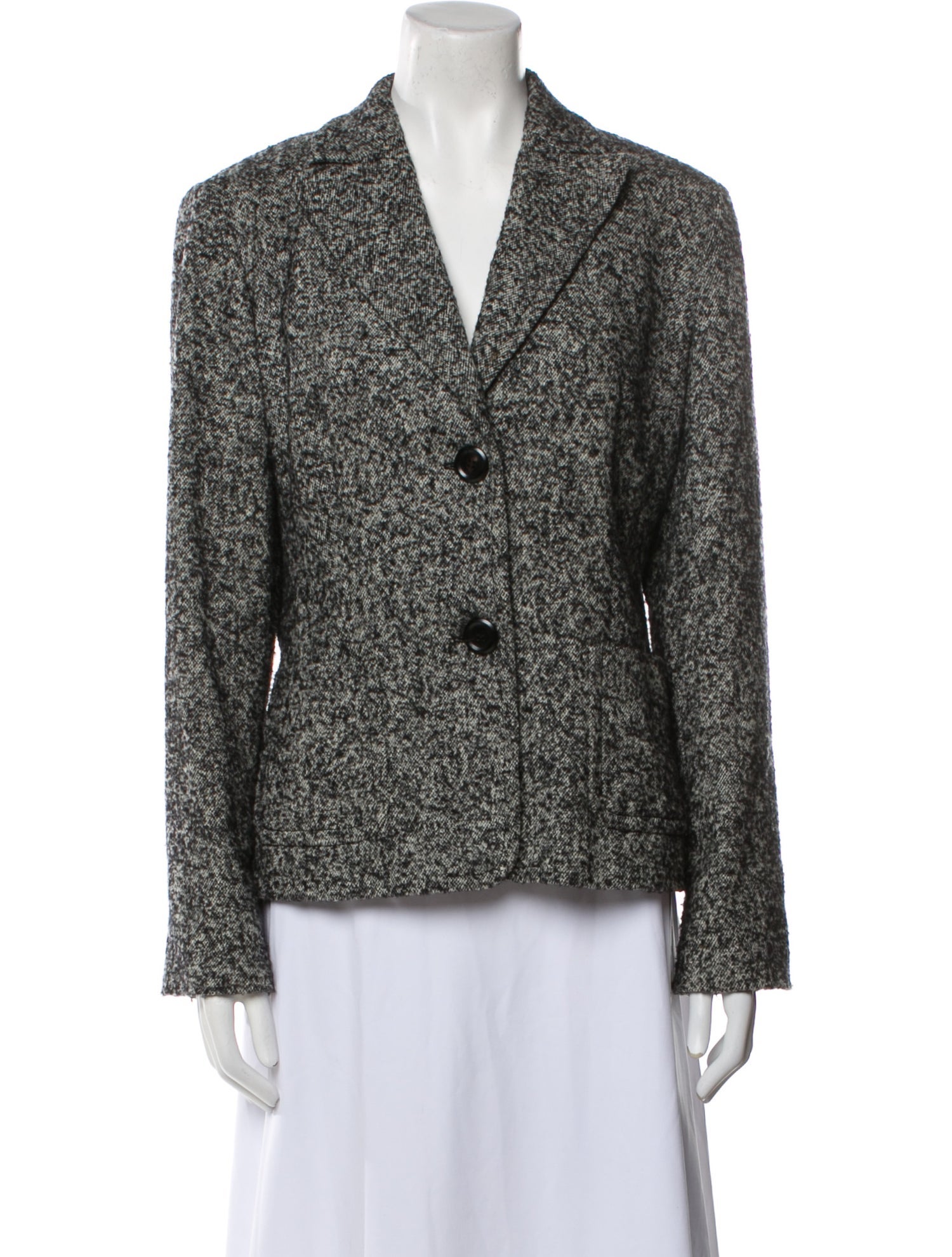 Bogner Virgin Wool Printed Blazer