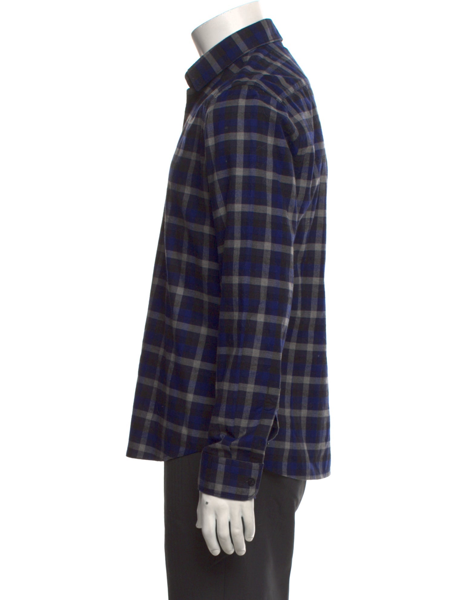 Bogner Plaid Print Long Sleeve Shirt