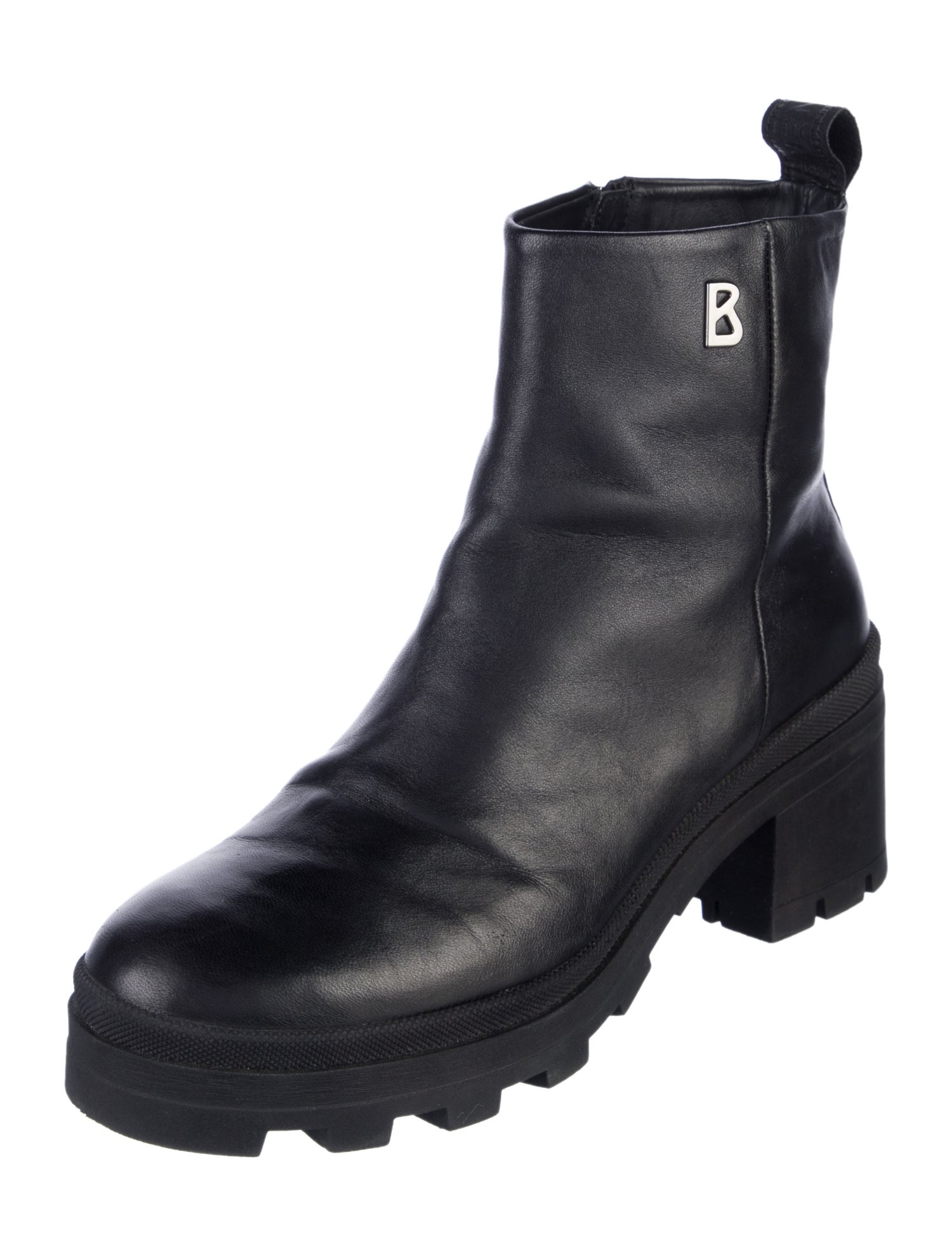 Bogner Leather Combat Boots