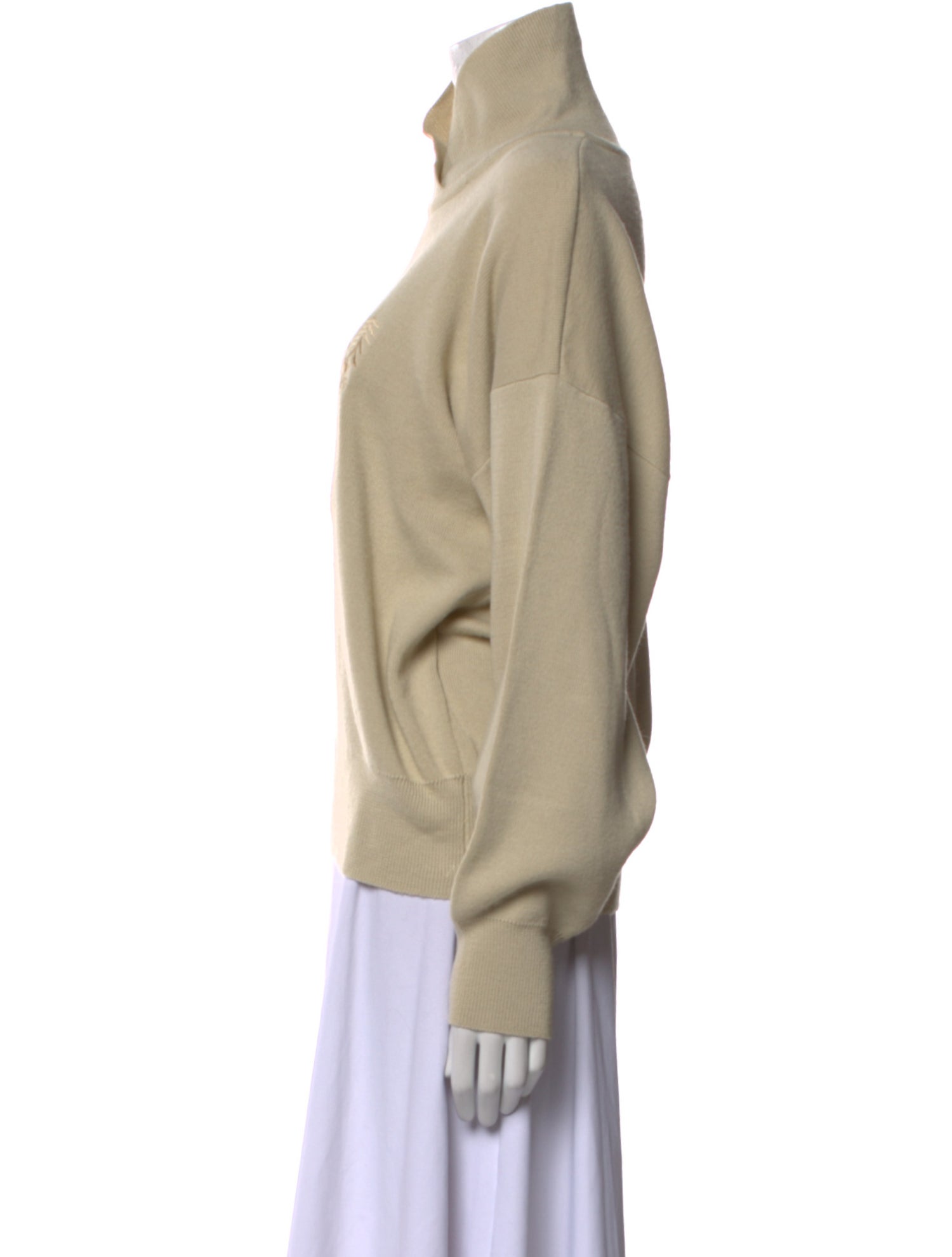 Bogner Graphic Print Turtleneck Sweater