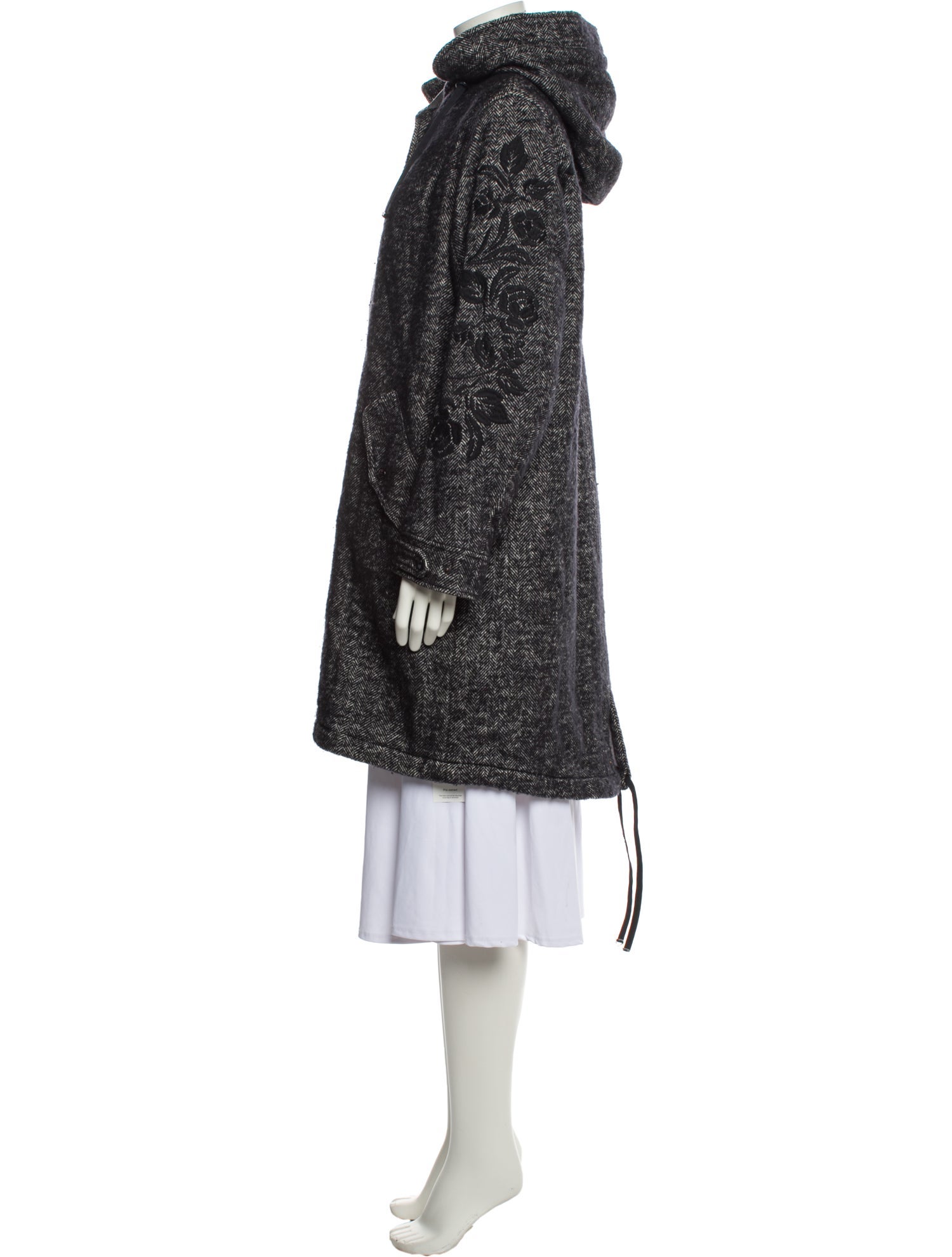 Bogner Tweed Pattern Coat