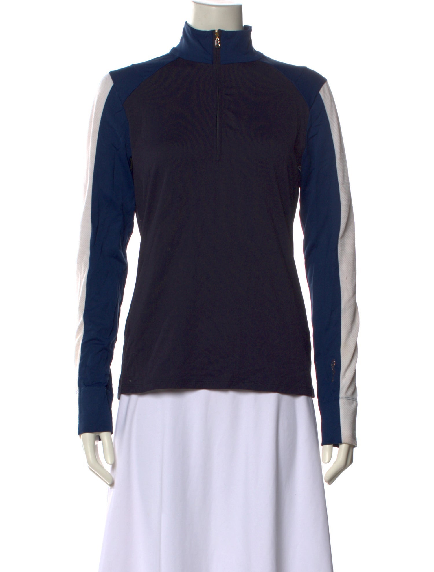 Bogner Mock Neck Long Sleeve Top