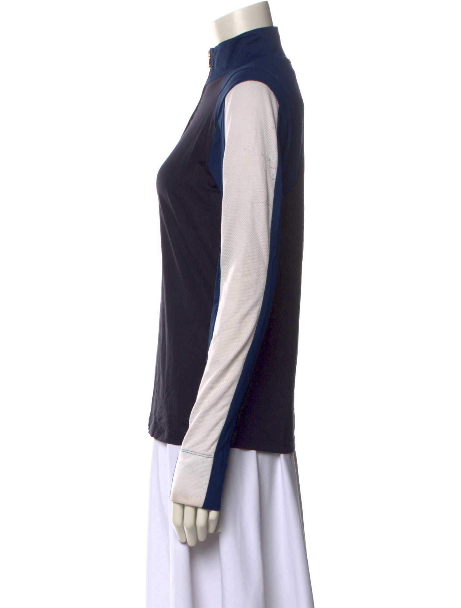 Bogner Mock Neck Long Sleeve Top