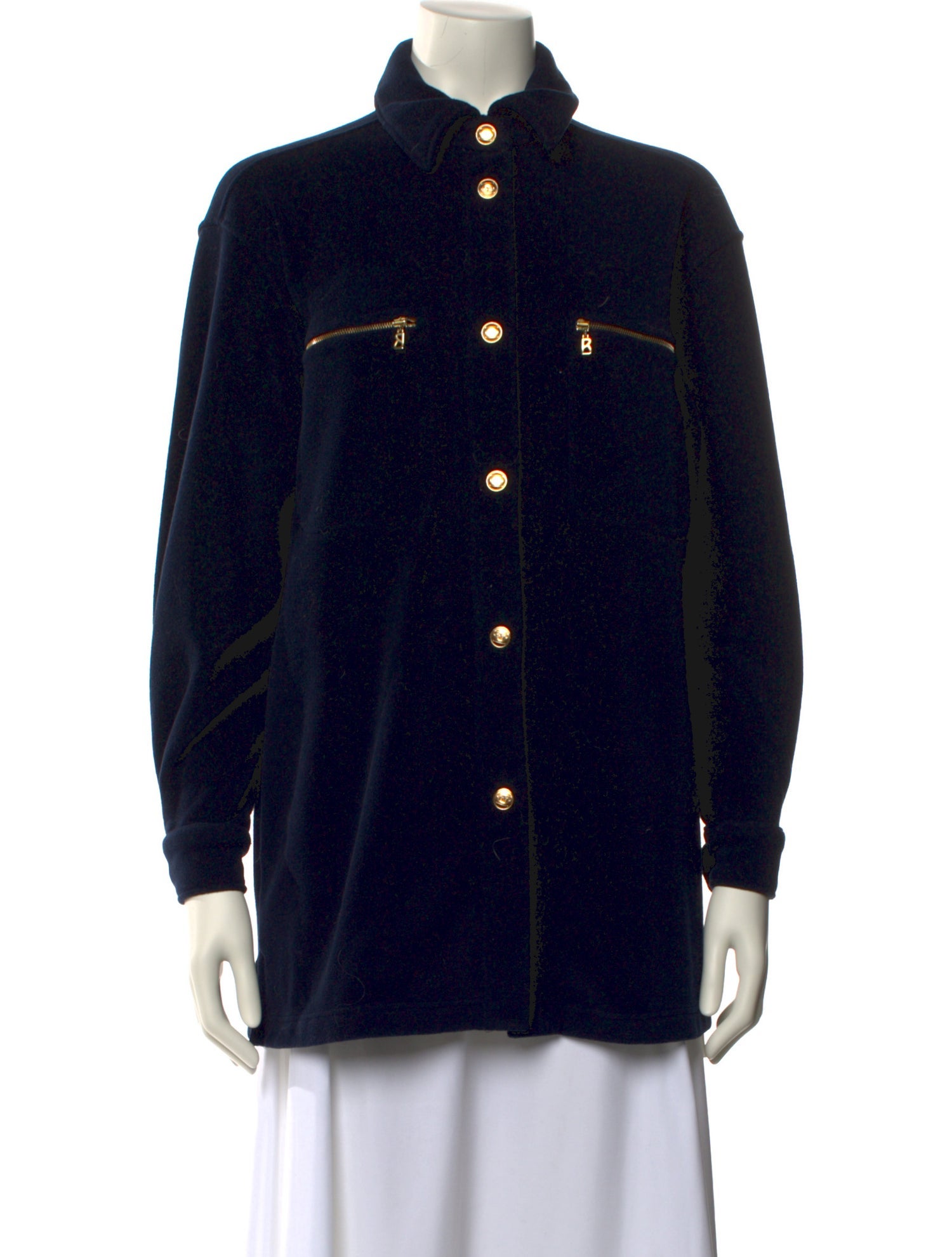 Bogner Long Sleeve Button-Up Top