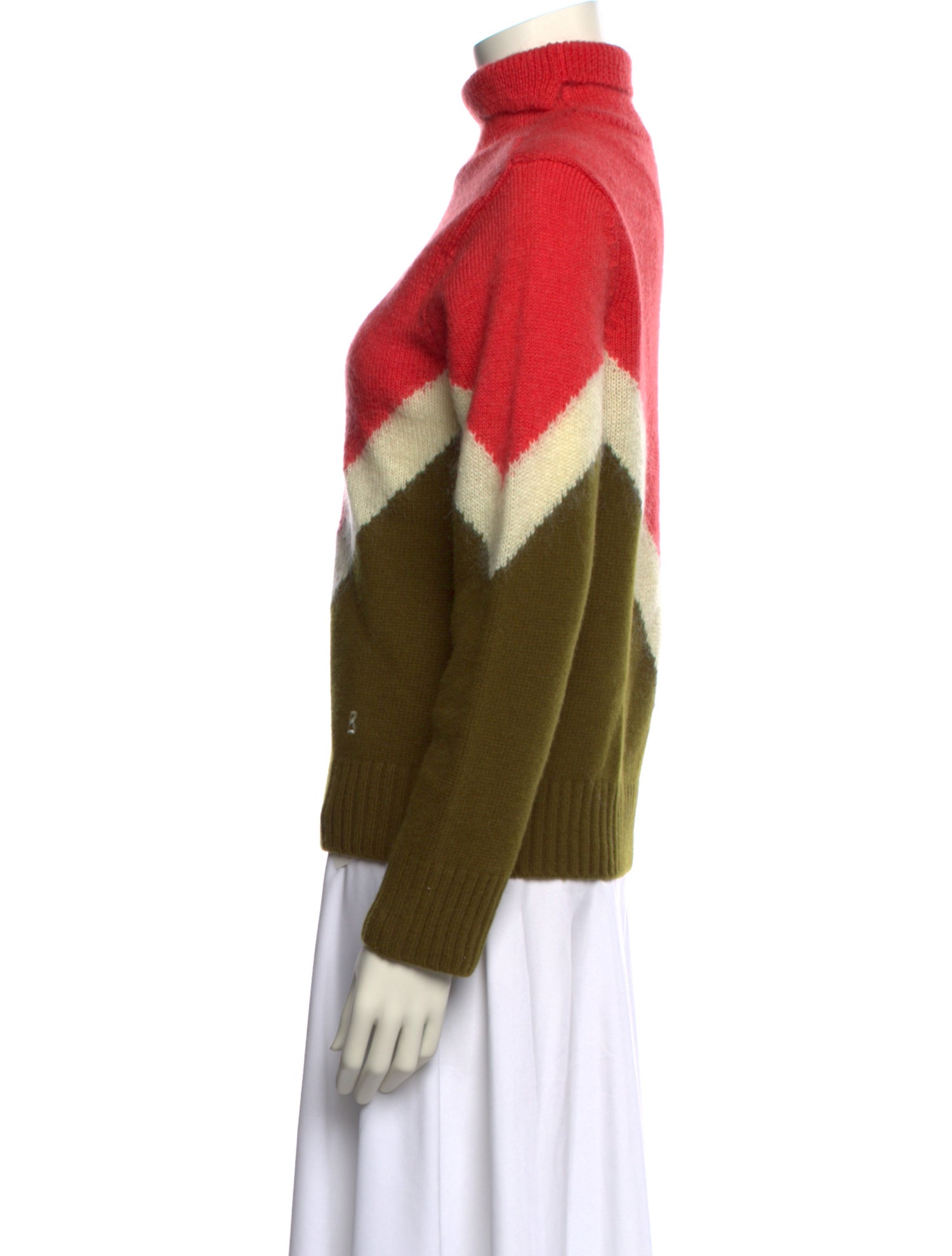 Bogner Wool Colorblock Pattern Sweater