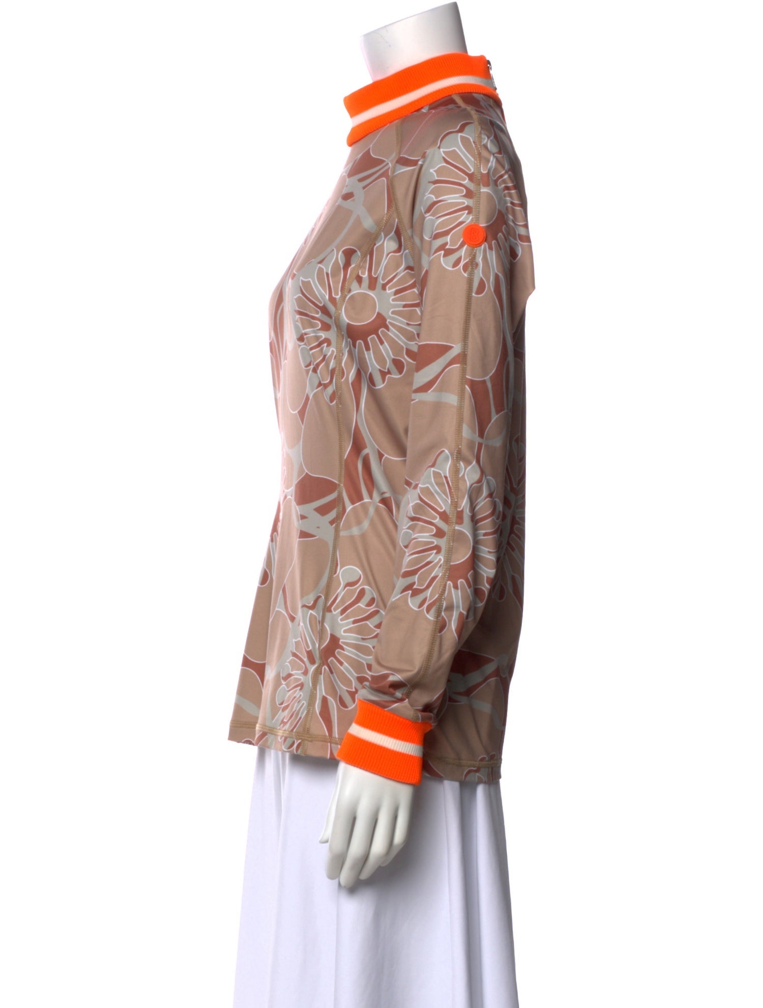 Bogner Printed Mock Neck Sweatshirt