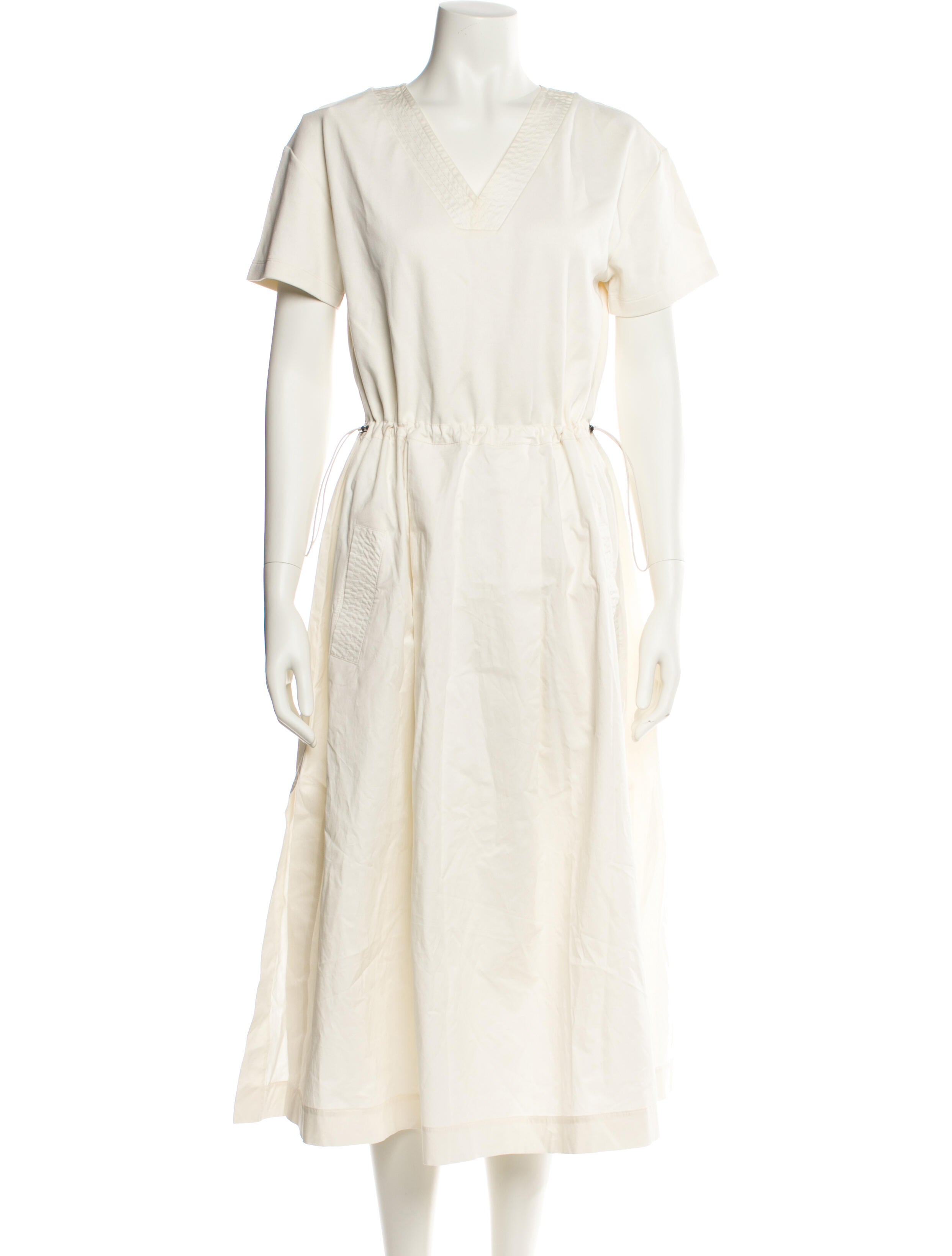 Bogner V-Neck Midi Length Dress