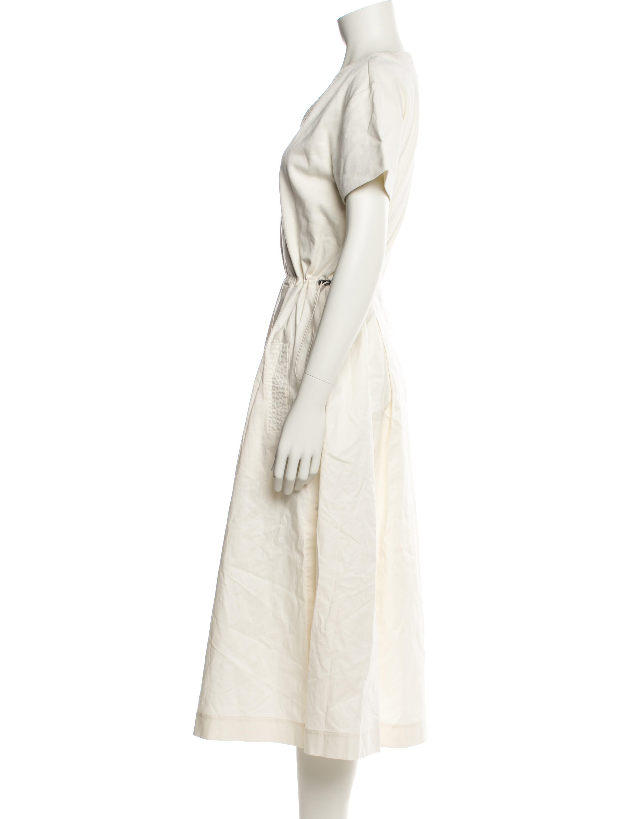 Bogner V-Neck Midi Length Dress