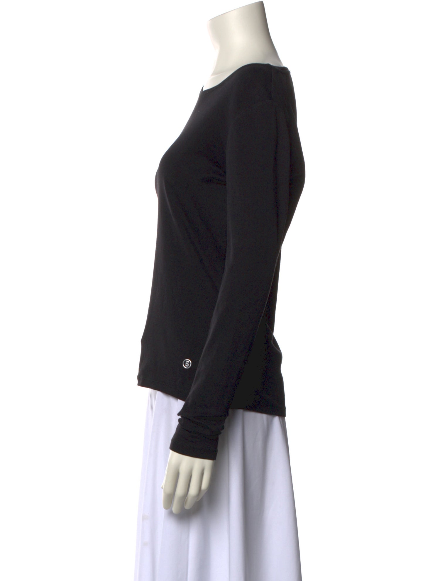 Bogner Scoop Neck Long Sleeve Top
