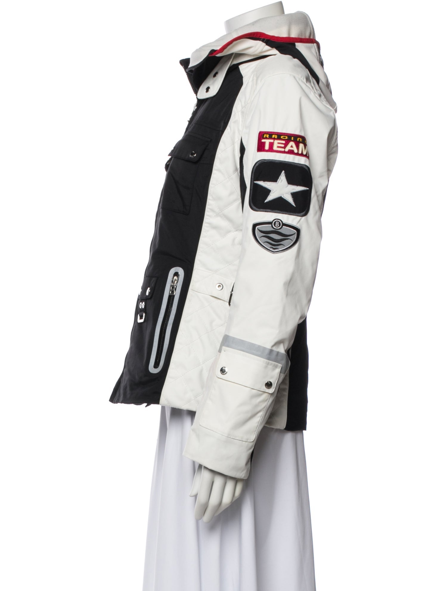 Bogner Graphic Print Biker Jacket