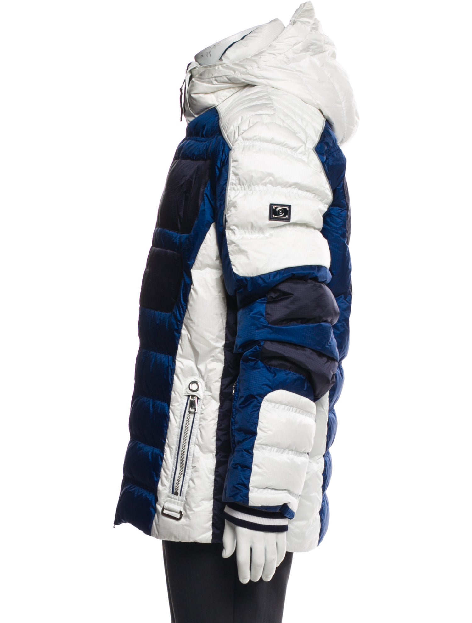 Bogner Striped Puffer Coat