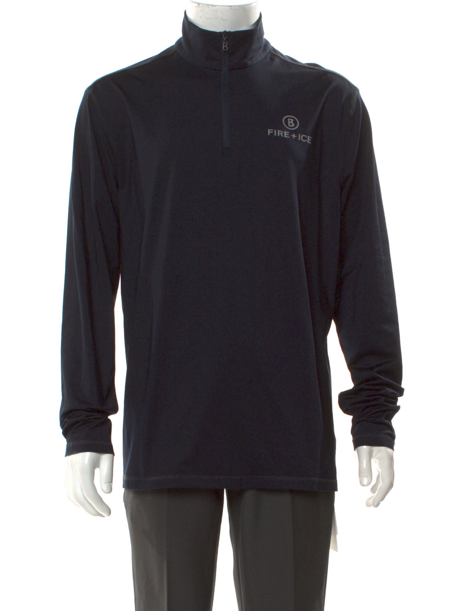 Bogner Graphic Print Turtleneck Sweatshirt