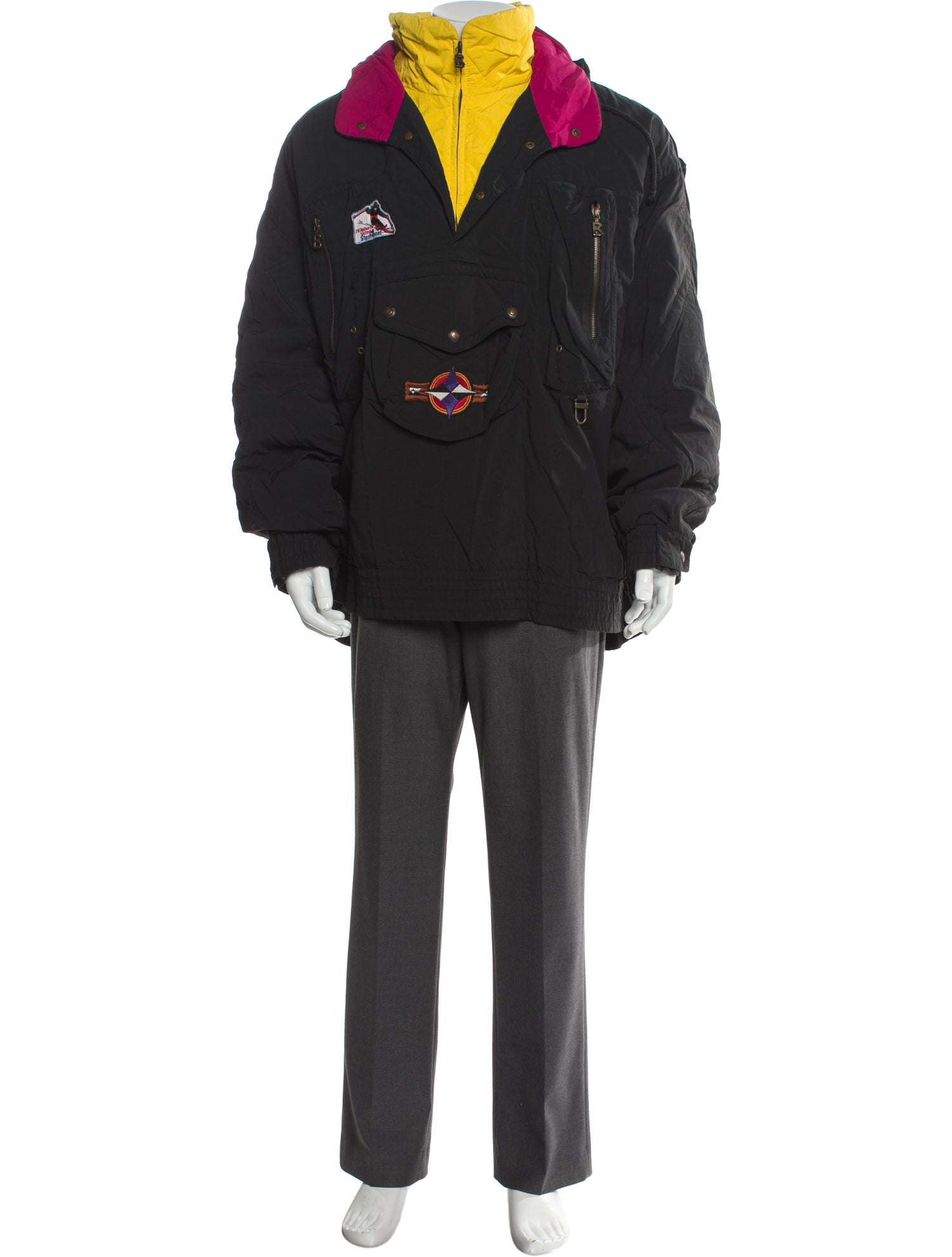 Bogner Colorblock Pattern Parka