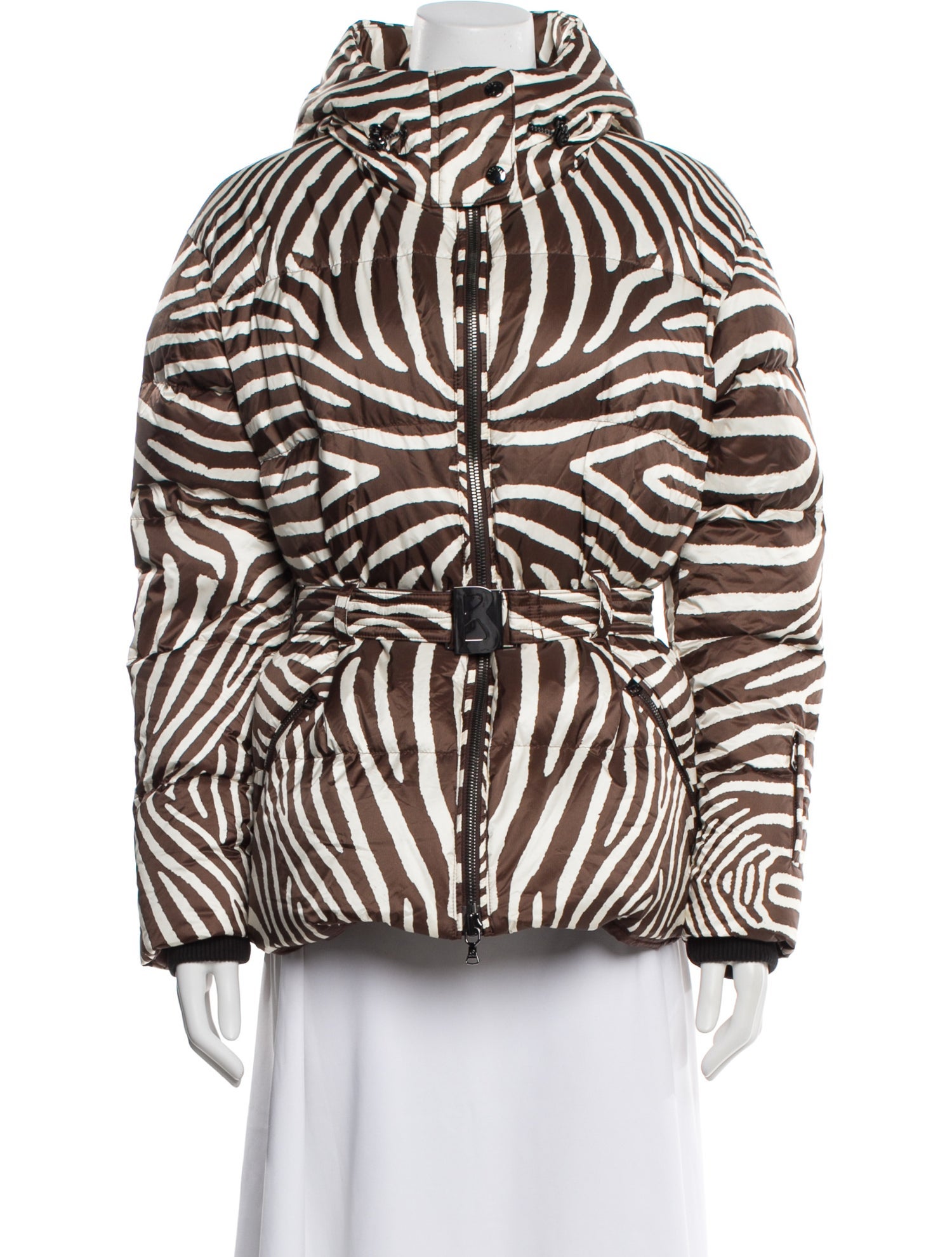 Bogner Animal Print Down Jacket w/ Tags