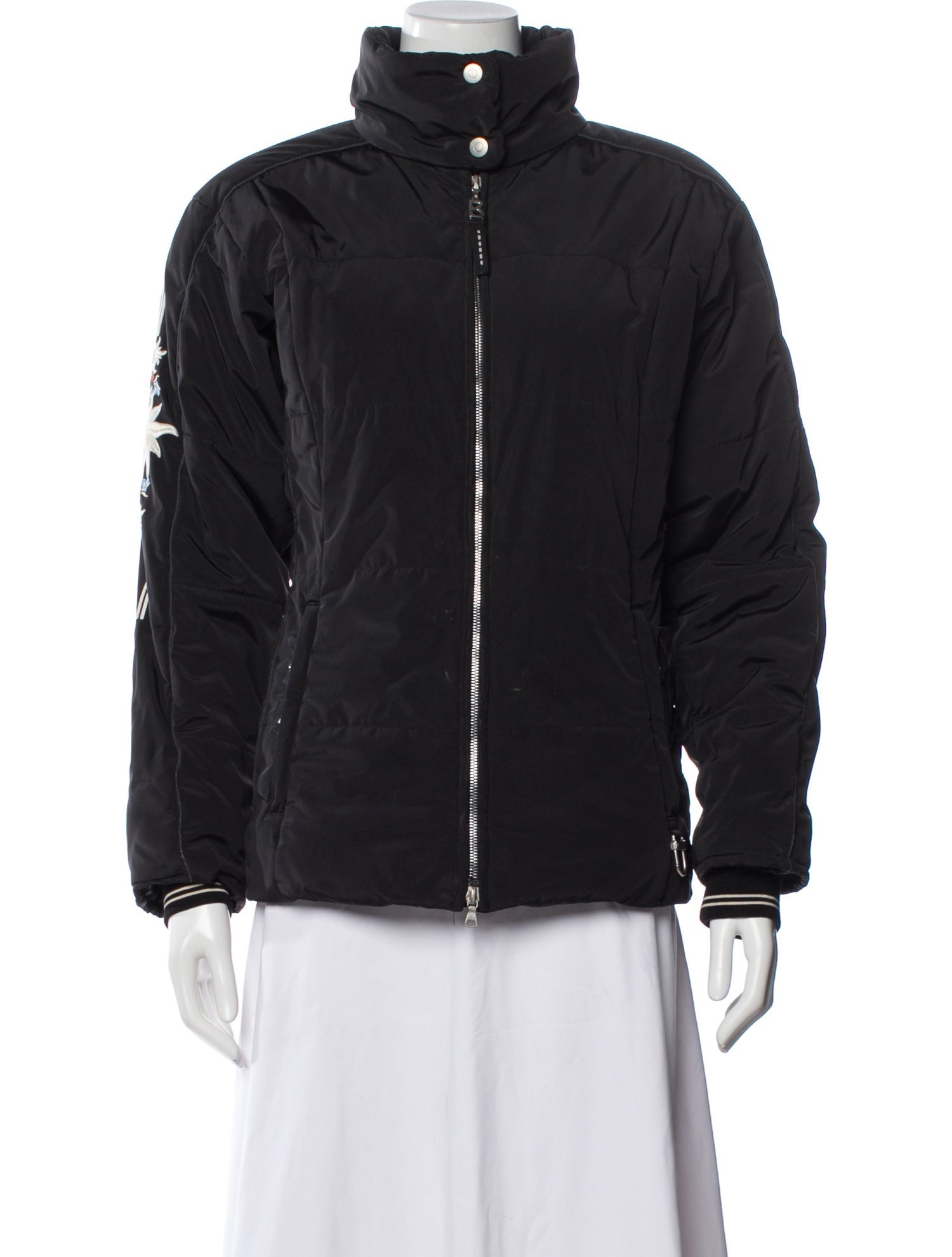 Bogner Lamb Leather Knee-Length Skirt