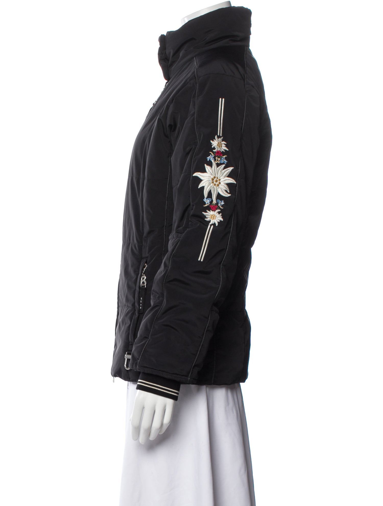 Bogner Lamb Leather Knee-Length Skirt