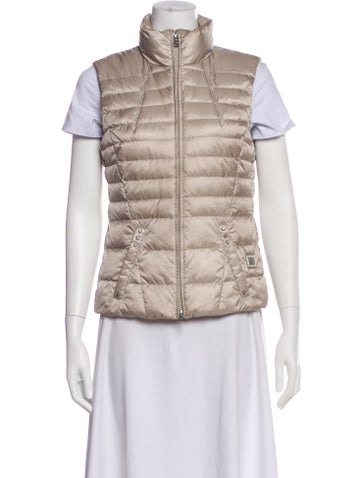 Pre-owned Bogner Striped Down Jacket In Pink