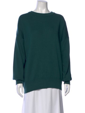 Pre-owned Bogner Bateau Neckline Sweater In Green