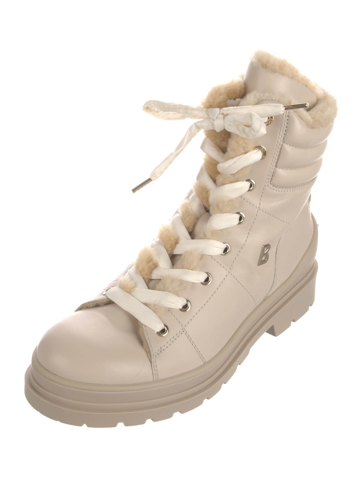 Bogner Leather Combat Boots