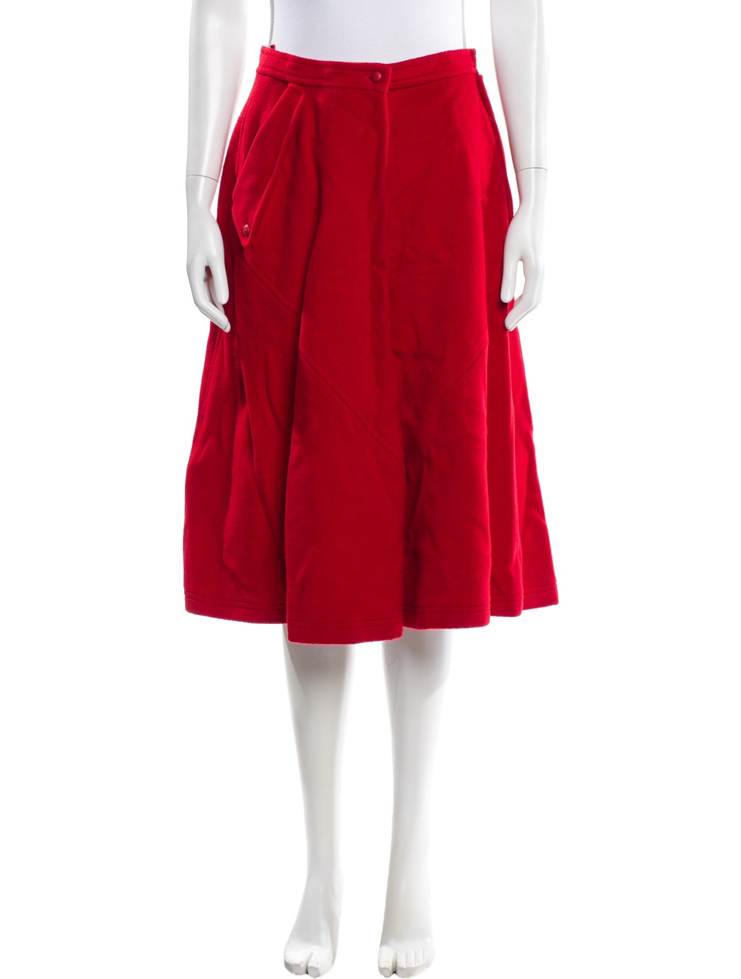 Bogner Wool Knee-Length Skirt
