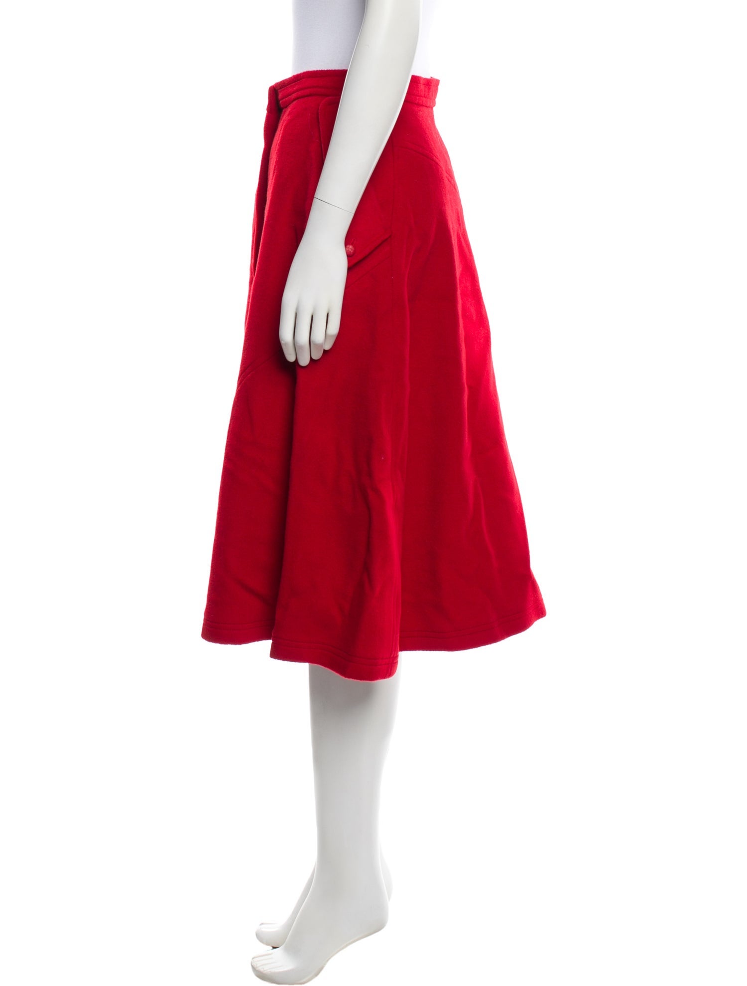 Bogner Wool Knee-Length Skirt