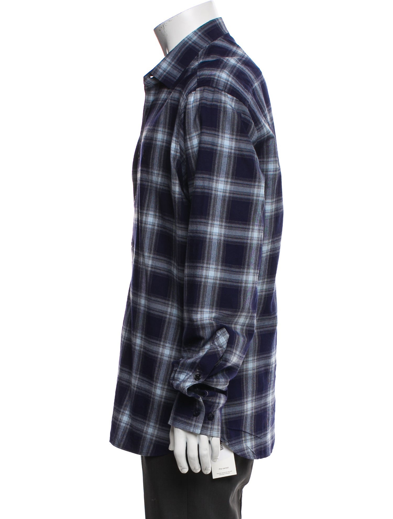 Bogner Plaid Print Long Sleeve Shirt