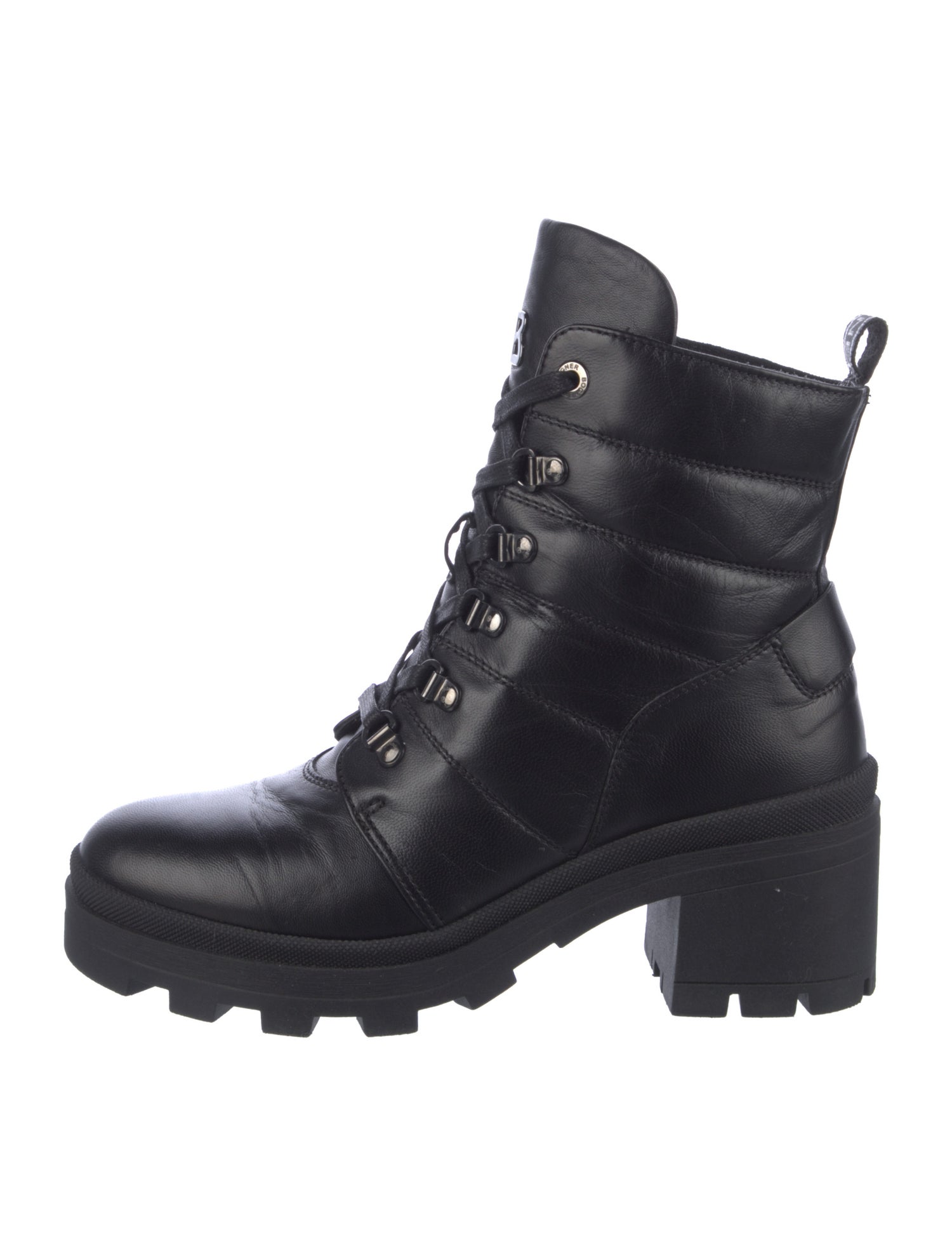 Bogner Leather Combat Boots
