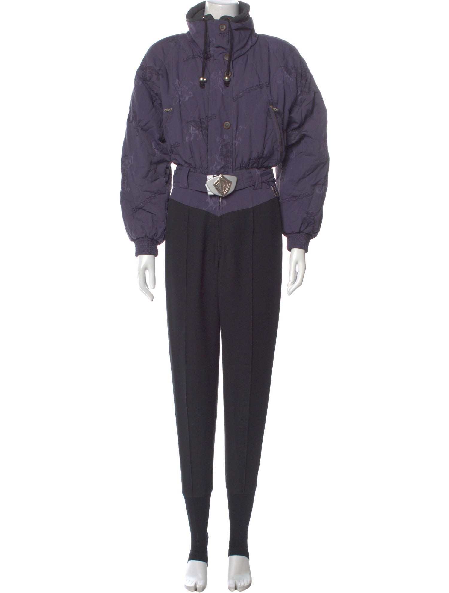 Bogner Nylon Mock Neck Jumpsuit