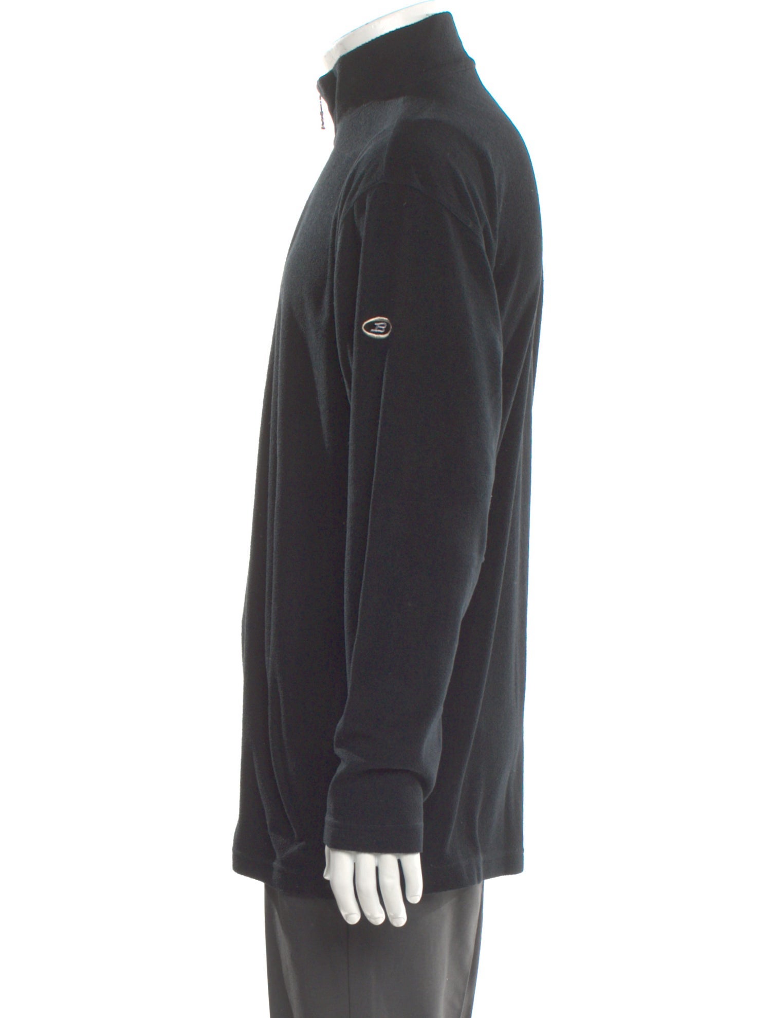 Bogner Mock Neck Long Sleeve Polo Sweater