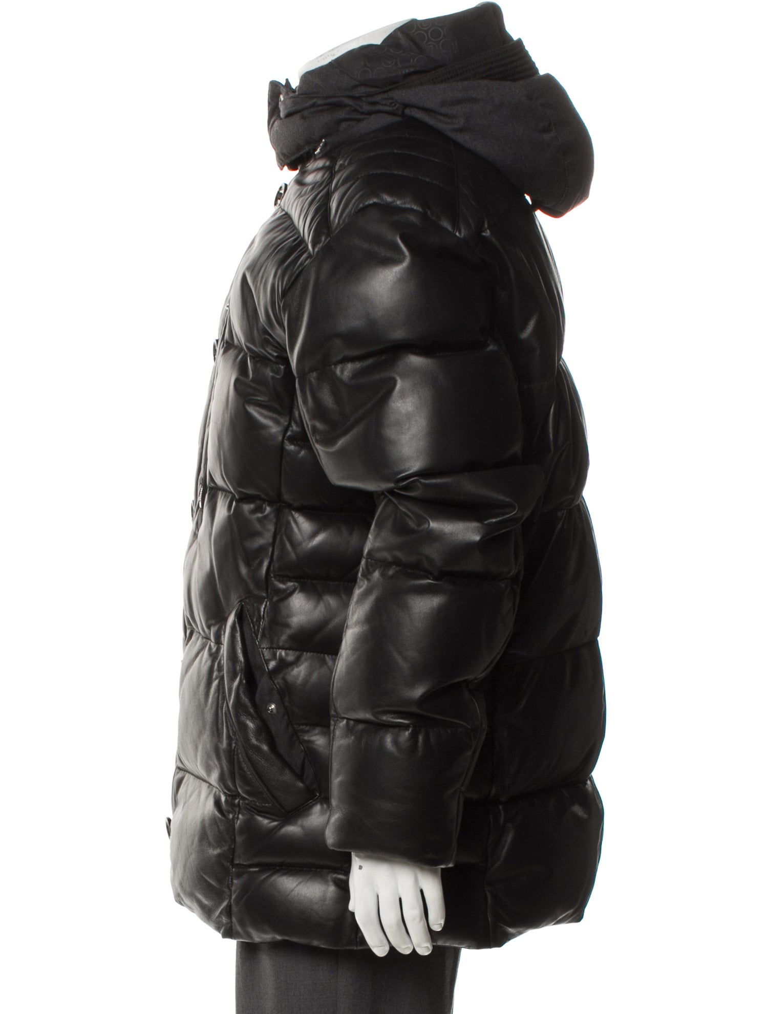 Bogner Lambskin Puffer Coat