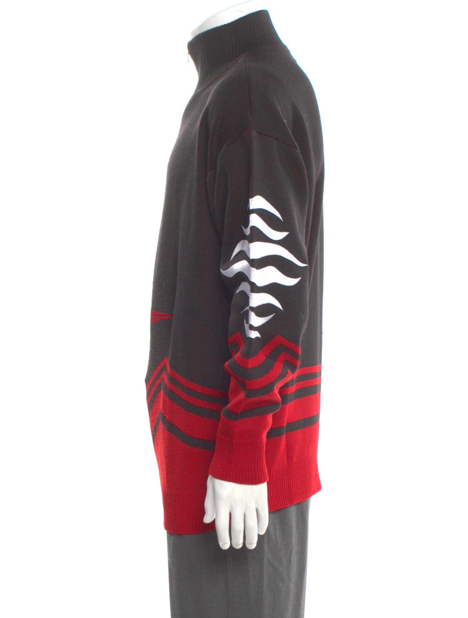 Bogner Graphic Print Turtleneck Pullover