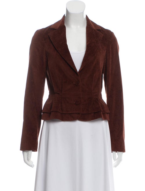 Bally Velvet Blazer brown