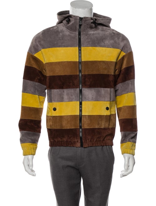 Bally 2018 Leather Jacket grey