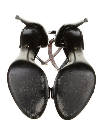 Bally Patent Leather Ankle Strap Sandals