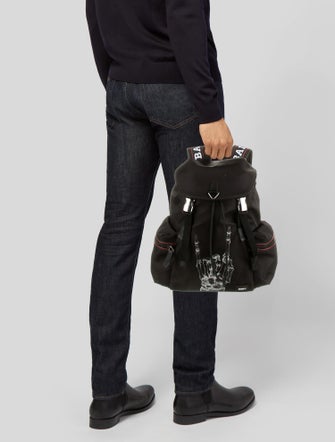 Bally x Shok-1 X-Ray Woven Backpack