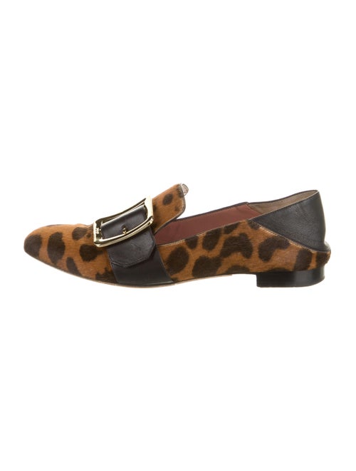 Bally Janelle Ponyhair Loafers brown