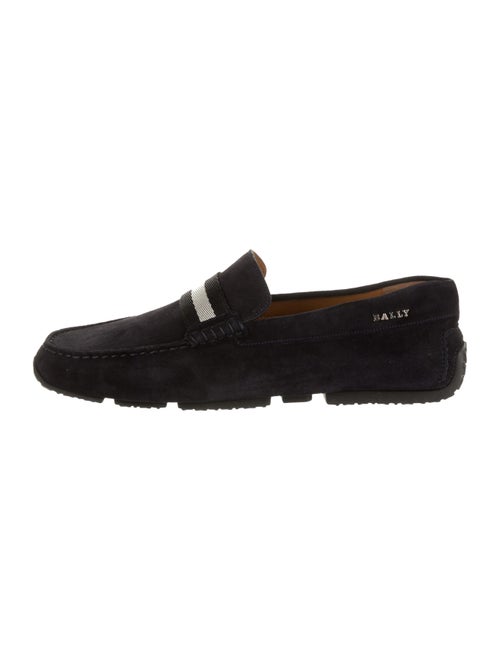 Bally Pearce Suede Loafers navy