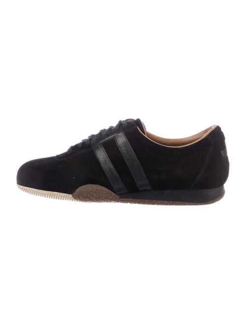 Bally Suede Low-Top Sneakers black