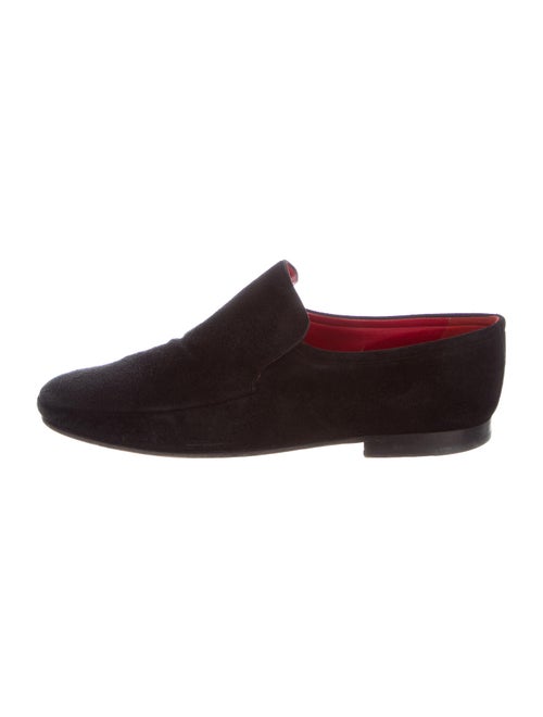 Bally Suede Loafers Black