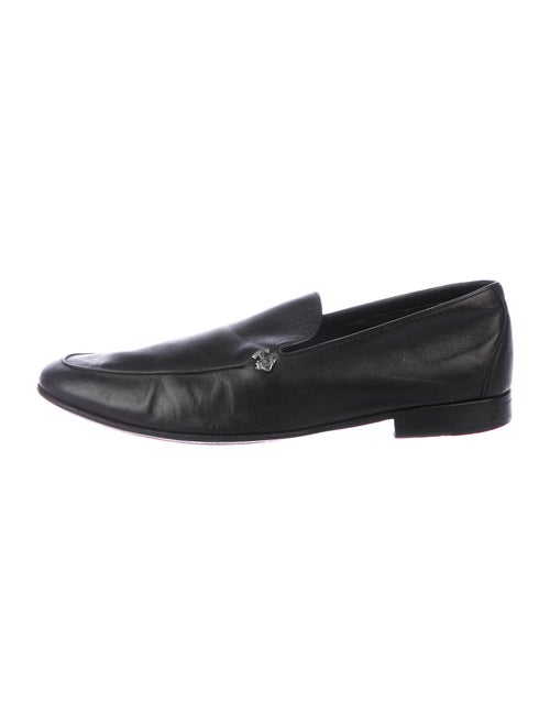 Bally Leather Dress Loafers Black