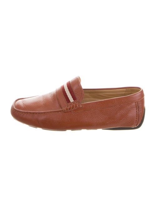 Bally Leather Moccasin Loafers