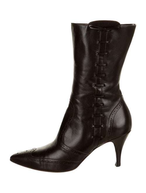 Bally Leather Boots Brown